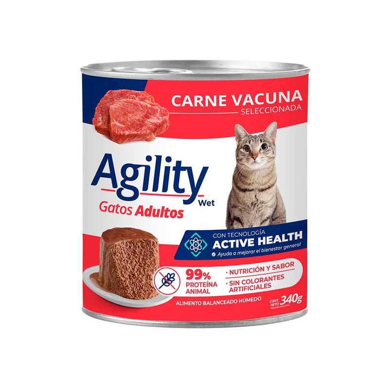 LATA-AGILITY-CAT-CARNE-X-340-GRS