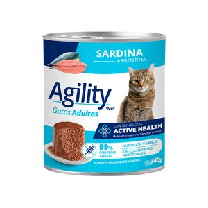 Lata Agility Gato Sardina 340gr