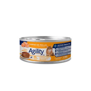 Lata Agility Gato Sabor Pollo 90gr