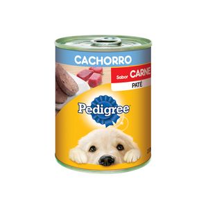 Lata Pedigree Perro Cachorro Sabor Carne 340gr