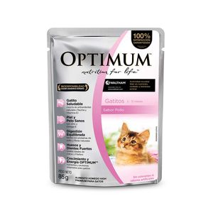 Sobres Optimum Gatito 85gr