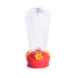 Bebedero Picaflor Con Base Y 4 Flores