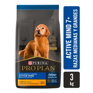 Pro Plan Perro Active Mind Raza Mediana y Grande 3kg