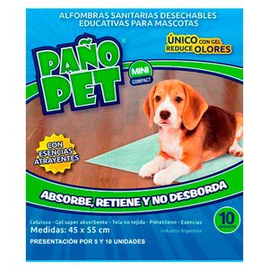Paño Pet Compact Mini 10 unidades