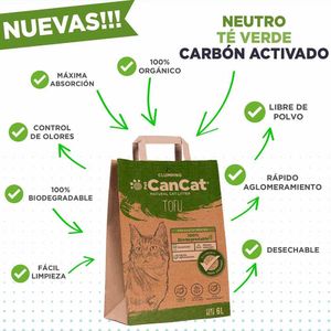 Piedras Cancat Tofu Té Verde  6Lts