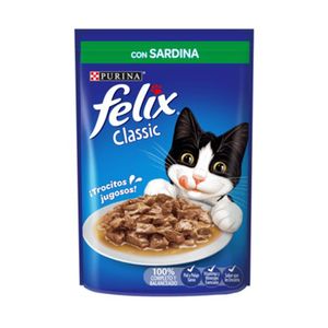 Sobre Purina Felix Classic Gato con Sardinas 85 gr