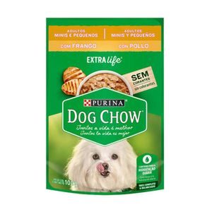 Sobre Dog Chow Perro Adulto Raza Mini y Pequeña Con Pollo 100 gr
