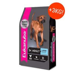 Eukanuba Perro Adulto Raza Grande 15kg + 3kg GRATIS