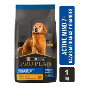Pro Plan Active Mind Raza Mediana y Grande 1kg Suelto