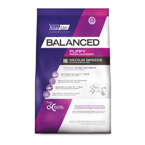 Balanced Perro Cachorro Raza Mediana 1kg