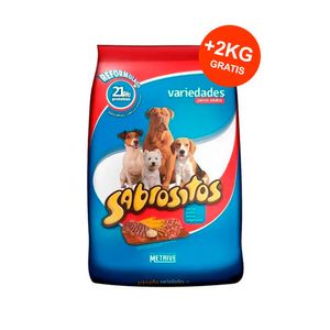 Sabrositos Perro Adulto Variedades  con Carne y Pollo  15kg + 2kg GRATIS
