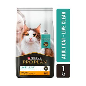 Pro Plan Gato Adulto Live Clear 1kg