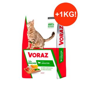 Voraz Gato 10kg + 1kg GRATIS