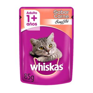 Sobre Whiskas Gato Soufflé Carne 85gr