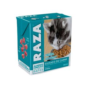 Raza Guisado de Carne Para Gatos Adultos 340gr