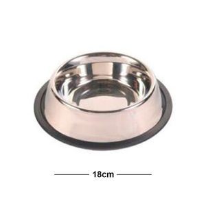 Comedero Acero Inoxidable N°2 18cm