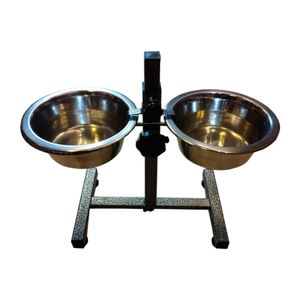Comedero Con Altura Regulable 0,75lts 27cm