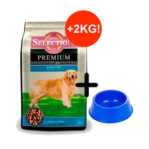 Dog Selection Premium Adulto 15kg + 2Kg + Comedero De Regalo