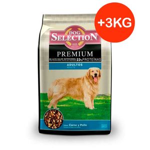 Dog Selection Premium Perro Adulto 21kg + 3kg GRATIS