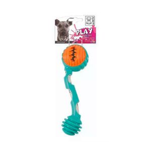 Juguete Mordillo Flyer Dog Dunmbell Dispenser de golosinas