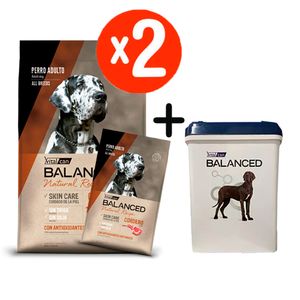 Balanced Adulto Cordero x 2 Unidades de 15kg + 3kg + Almacenadora  de REGALO