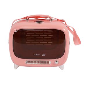 Bolso Transportador TV Pet Carrier Color Rosa