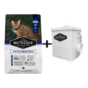 Nutrique Gato Adulto Healthy M. 7,5kg + Tacho Chico Nutrique de REGALO