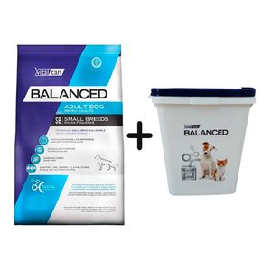 Balanced Perro Adulto Raza Pequeña 7,5kg + Almacenadora de REGALO