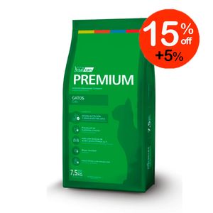 Premium Gato Adulto 7,5kg | 15 + 5% off