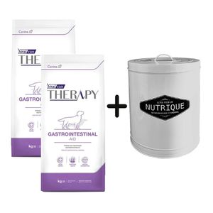 2 Unidades Therapy Perro Gastrointestinal 10kg + Tacho Grande de REGALO