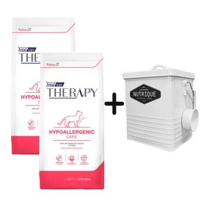 2 Unidades Therapy Gato Hypoallergenic 2kg + Tacho de REGALO
