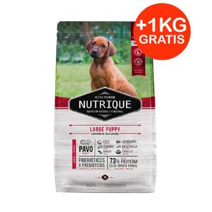 Nutrique Perro Cachorro Raza Grande 15kg + 1kg GRATIS