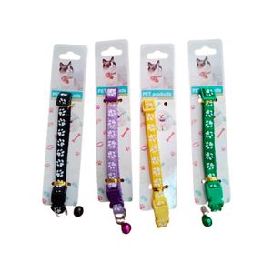 Collar Gato Ajustable con Cascabel 1 Unidad