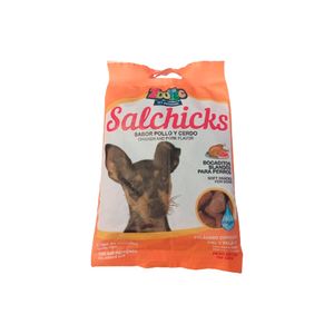Zootec Salchicks Bocaditos Blandos Para Perros Sabor Pollo y Cerdo 100gr