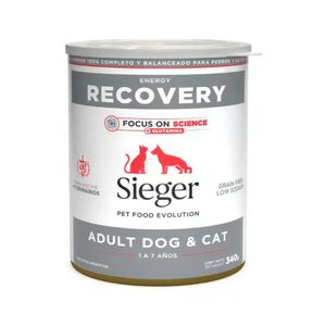 Lata Sieger Perro y Gato Adulto Energy Recovery  340gr