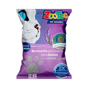 Piedras Zootec Bentonita Aglutinante Lavanda 12kg