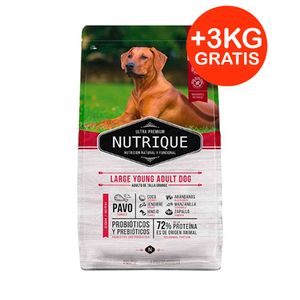 Nutrique Perro Adulto Raza Grande 15kg + 3kg GRATIS