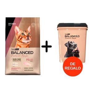 Balanced Natural Recipe Gato Adulto Pollo 15kg + Almacenadora de REGALO