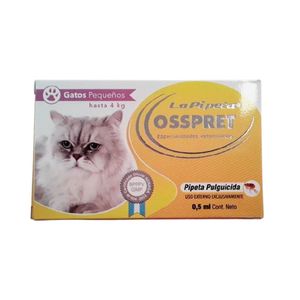 Pipeta Osspret Gato Hasta 4kg