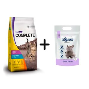 Combo Complete Gato Adulto Urinary Care 7,5kg + Stone Cat Lavanda 4kg