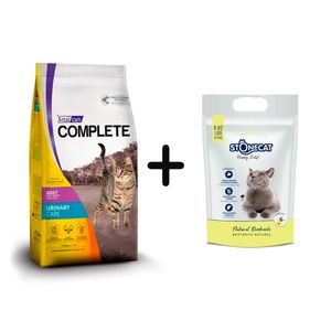 Combo Complete Gato Adulto Urinary Care 7,5kg + Stone Cat Limón 4kg