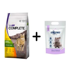 Combo Complete Gato Adulto Castrado 7,5kg + Stone Cat Lavanda 4kg