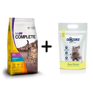 Combo Complete Gato Adulto Urinary Care 7,5kg + Stone Cat Limón 8kg