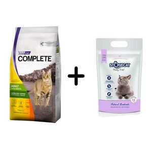Combo Complete Gato Adulto Castrado 7,5kg + Stone Cat Lavanda 8kg