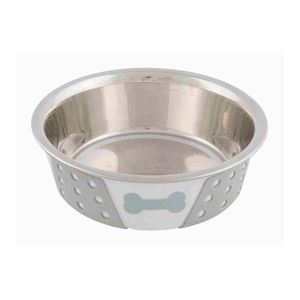 Comedero Acero Silicona 0,4L 14cm