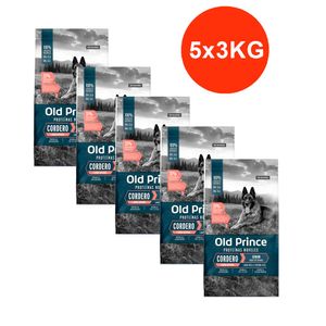 Promo Old Prince Perro Senior Cordero 5 Bolsas x 3kg