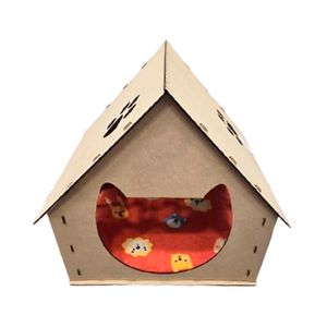 Casita Para Gato Con Almohadón