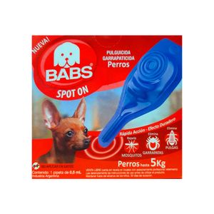 Pipeta Babs Spot On Perro Hasta 5 kg