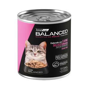 Lata Balanced Soufflé Gato Cachorro Pollo 340gr