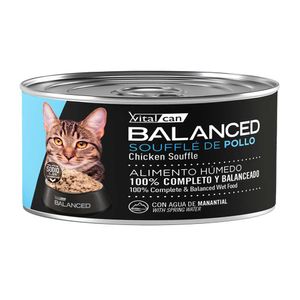 Lata Balanced Soufflé Gato Adulto Pollo 85gr